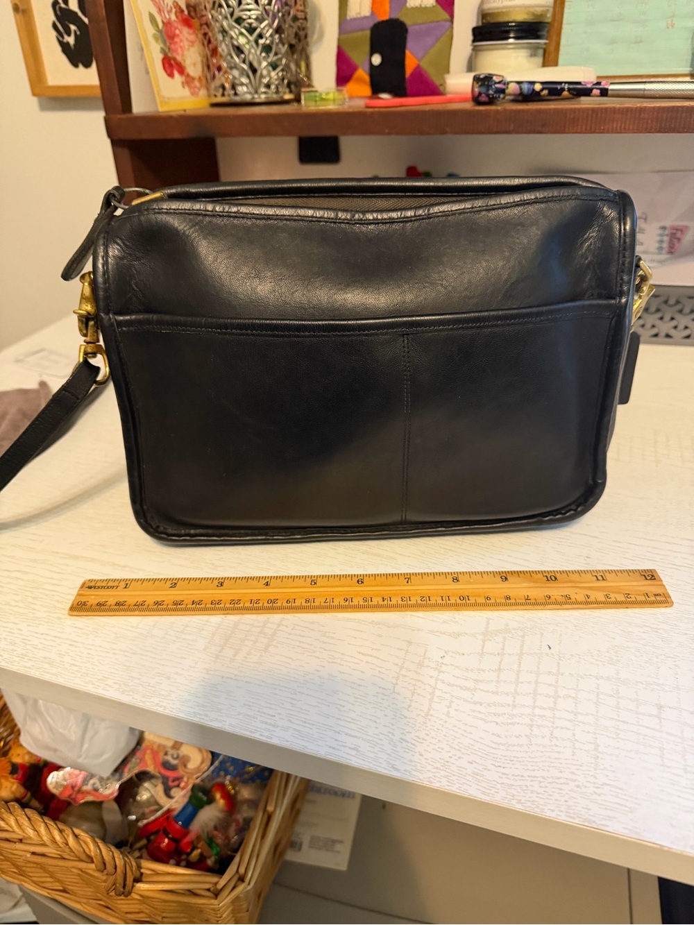 Vintage 1980s Coach NYC Basic Bag